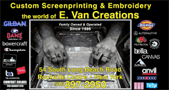 Desktop Screenshot of evancreations.com